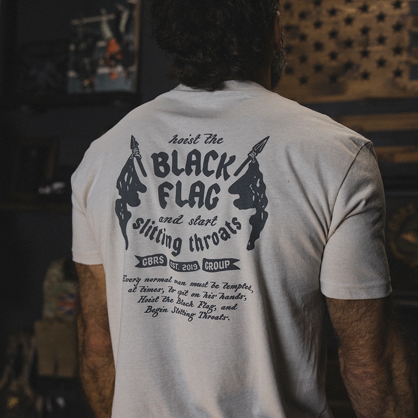 GBRS Group Black Flag Short Sleeve Shirt - Image 3