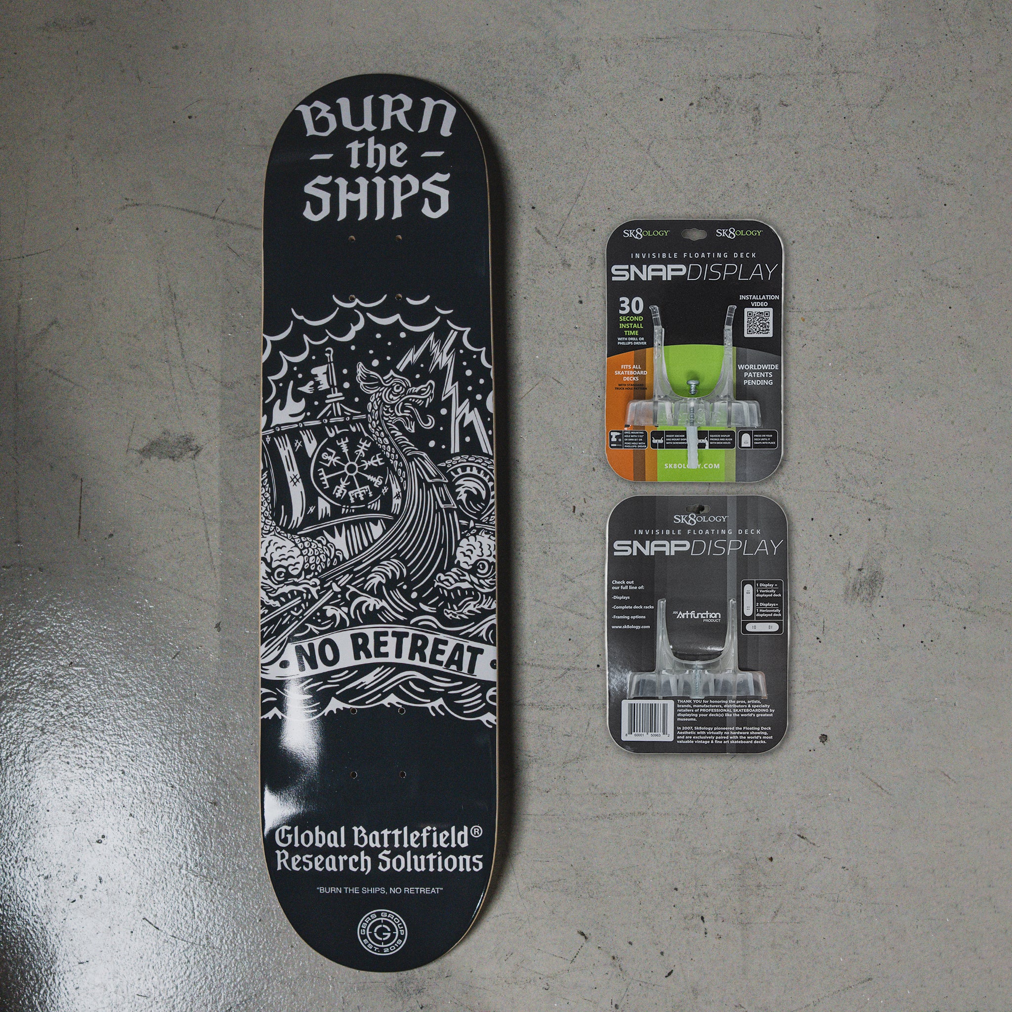 GBRS Group Burn The Ships Skateboard Deck - Image 6