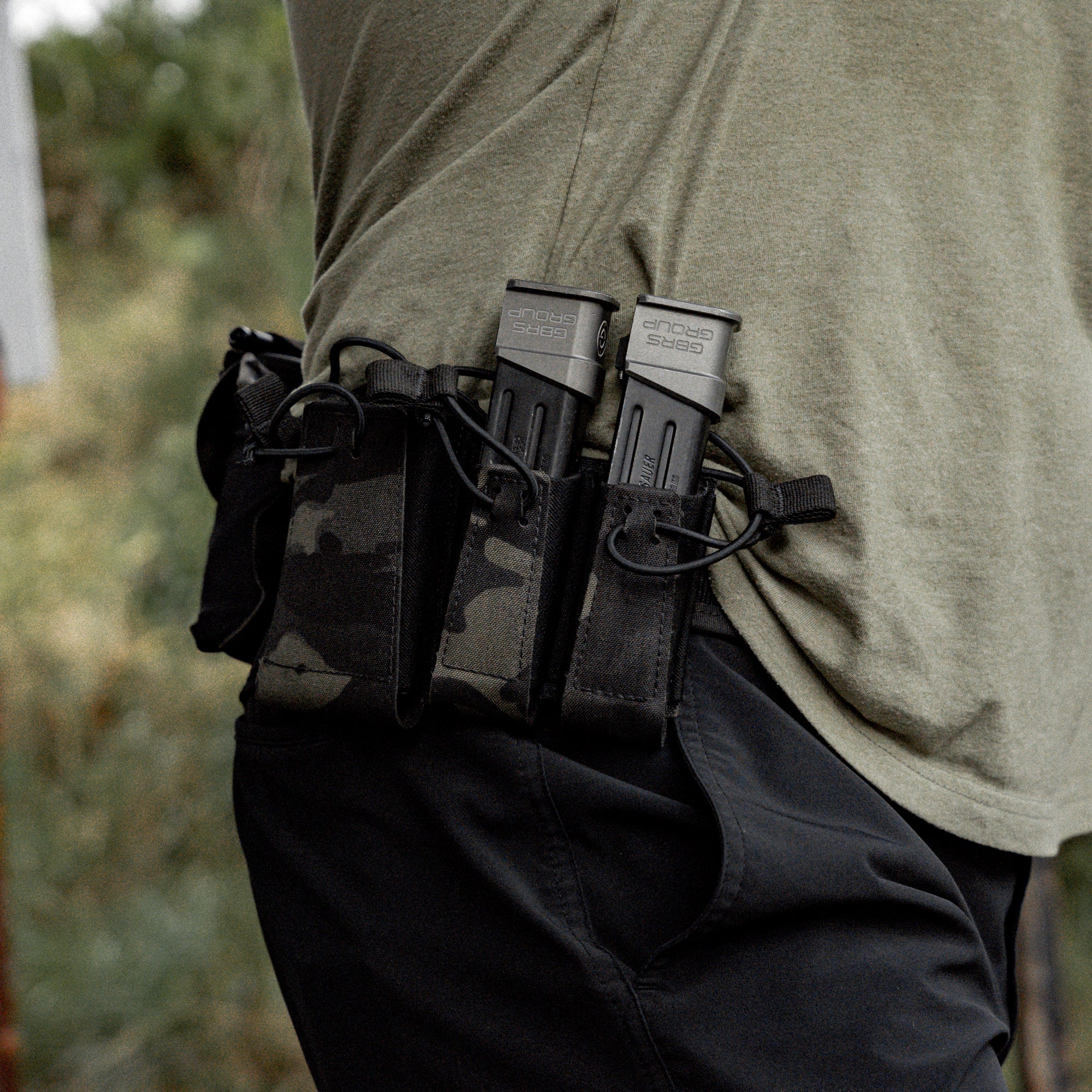 GBRS Group Double Pistol Magazine Pouch - Bungee Retention - Image 7
