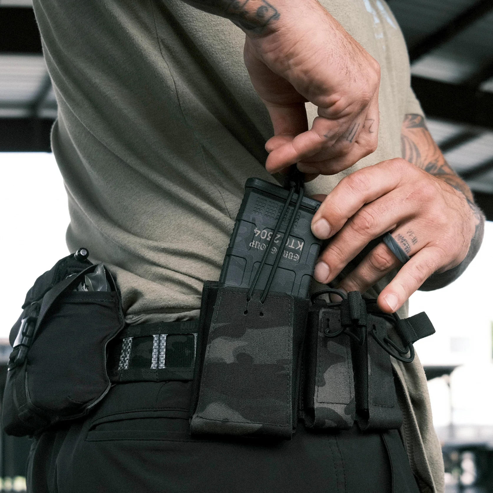 GBRS Group Single Rifle Magazine Pouch - Bungee Retention - Image 5