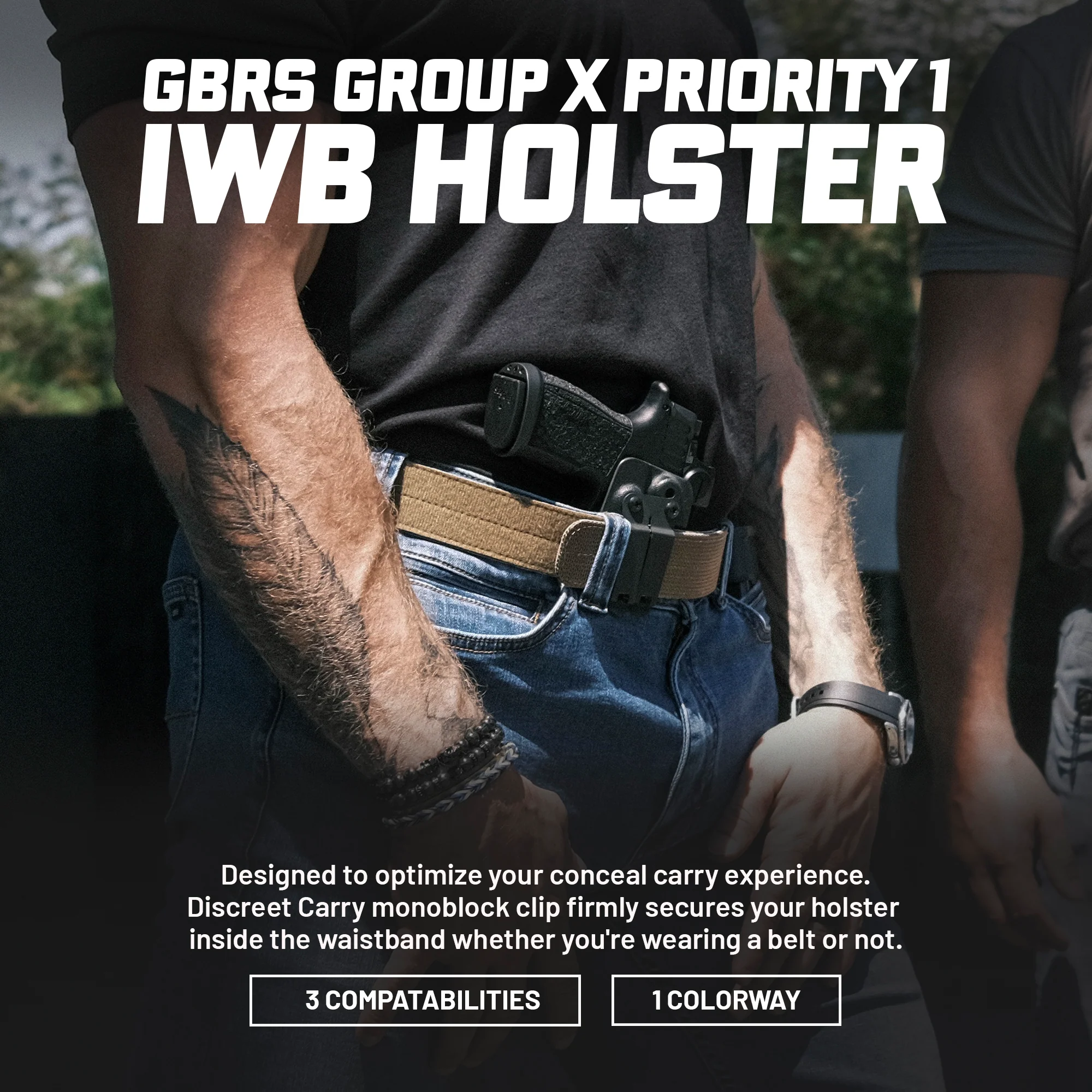GBRS Group x Priority 1 IWB Holster (Left Handed) - Image 3