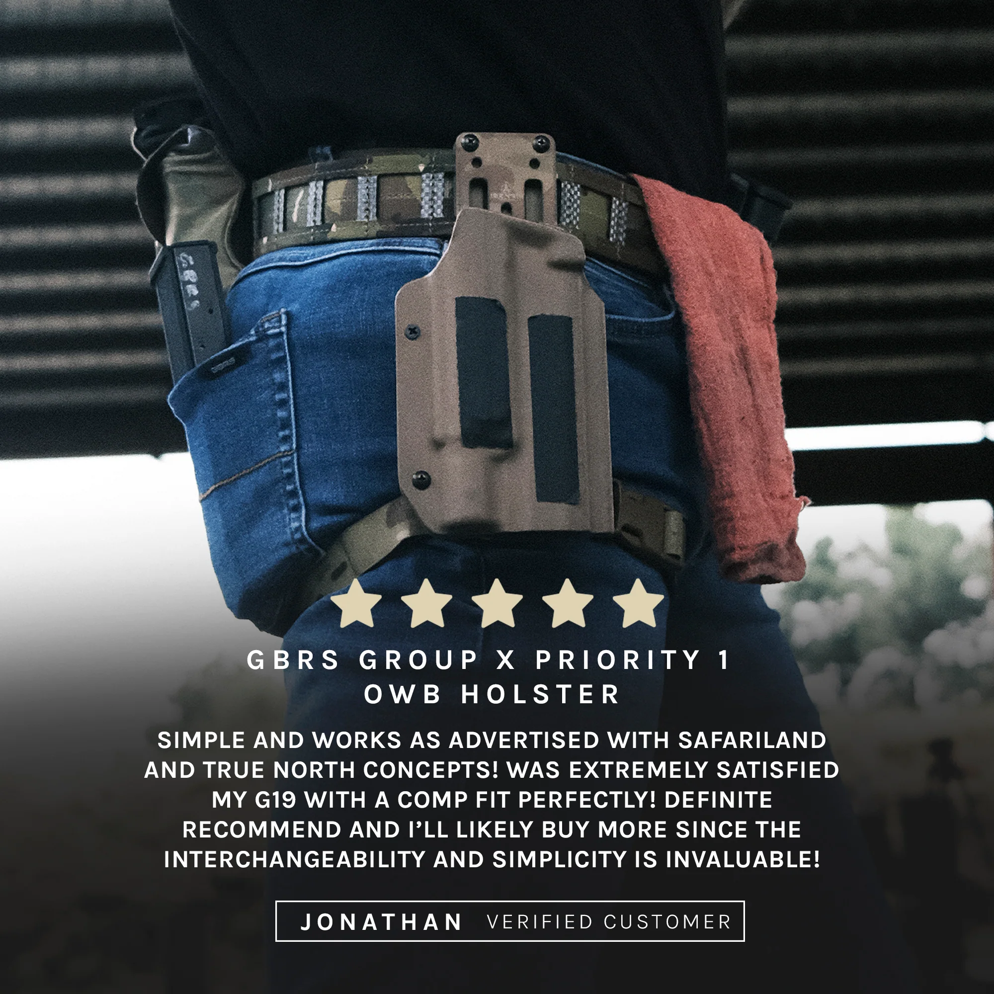 GBRS Group x Priority 1 OWB Holster (Left Handed) - Image 5