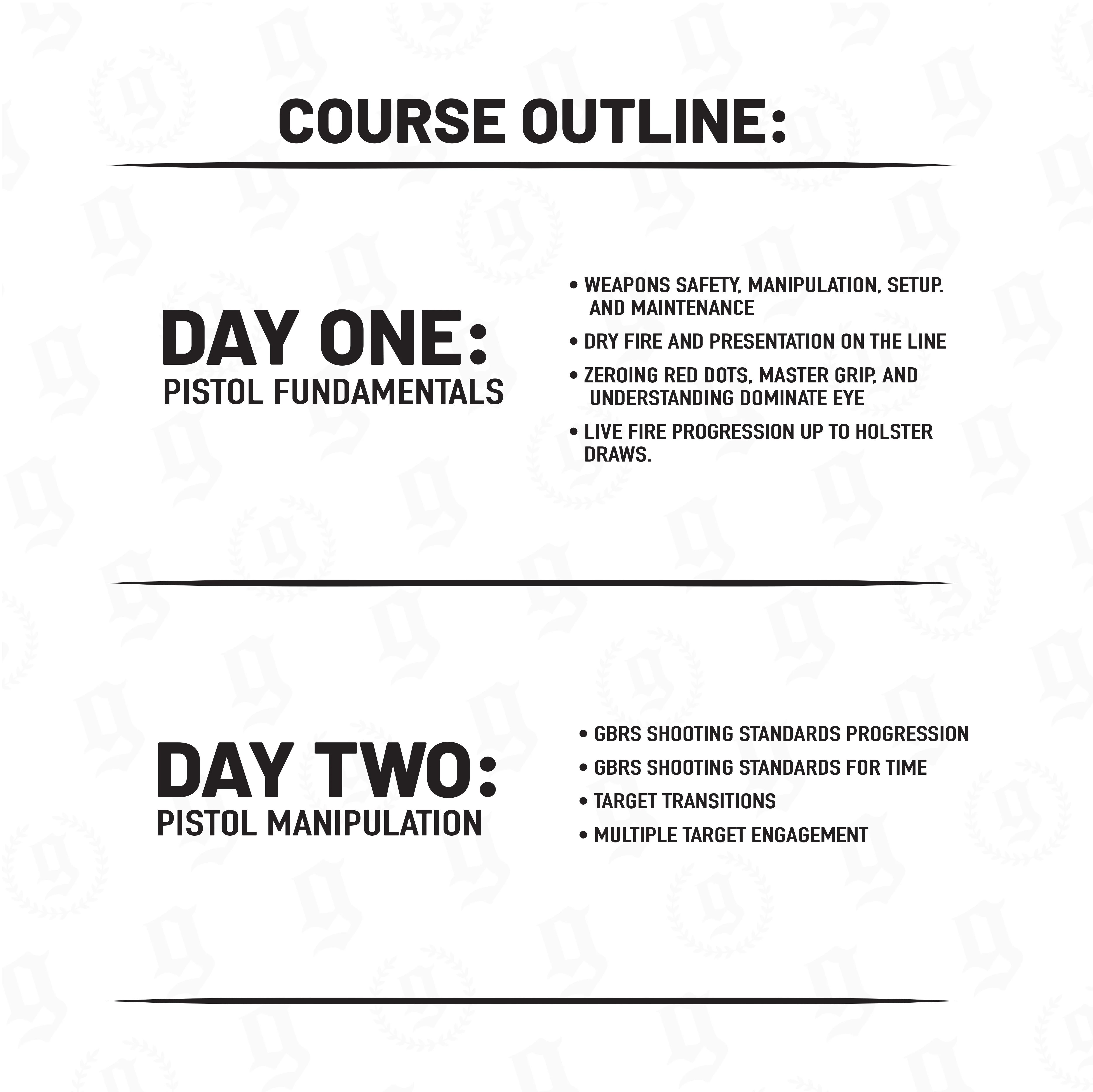 Knowledge Transfer Intro | 2-Day Beginner Pistol Course - Image 8